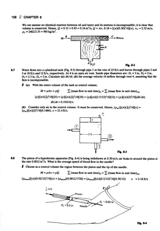 Fluid mechanics and hydraulics: SOLVED PROBLEMS