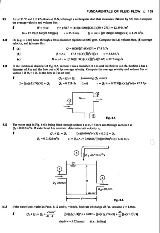 Fluid mechanics and hydraulics: SOLVED PROBLEMS
