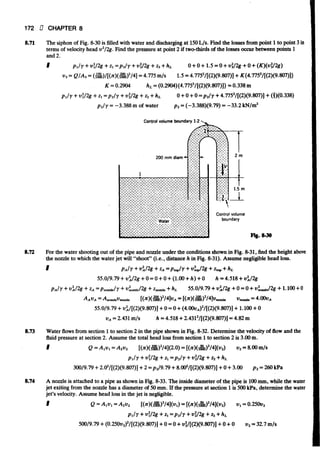 Fluid mechanics and hydraulics: SOLVED PROBLEMS