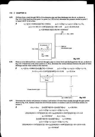 Fluid mechanics and hydraulics: SOLVED PROBLEMS