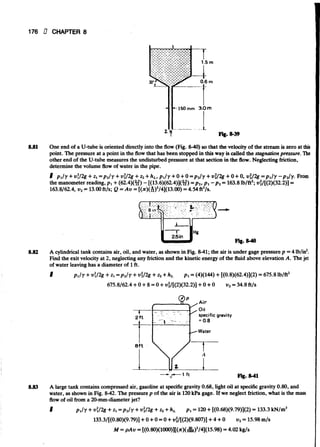 Fluid mechanics and hydraulics: SOLVED PROBLEMS