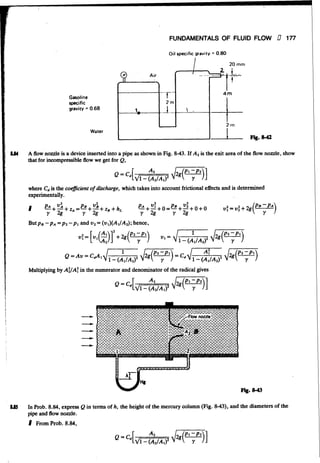 Fluid mechanics and hydraulics: SOLVED PROBLEMS