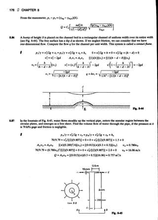 Fluid mechanics and hydraulics: SOLVED PROBLEMS