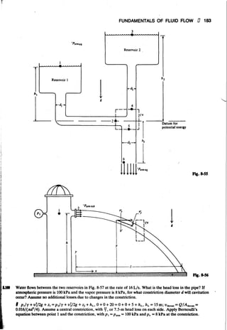 Fluid mechanics and hydraulics: SOLVED PROBLEMS