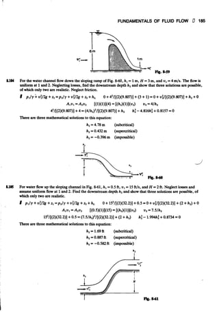Fluid mechanics and hydraulics: SOLVED PROBLEMS