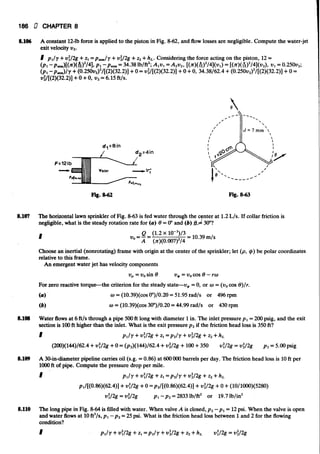 Fluid mechanics and hydraulics: SOLVED PROBLEMS