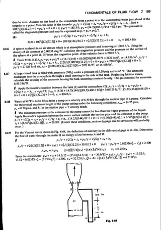 Fluid mechanics and hydraulics: SOLVED PROBLEMS