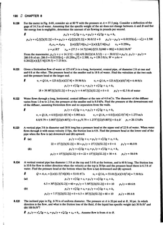 Fluid mechanics and hydraulics: SOLVED PROBLEMS