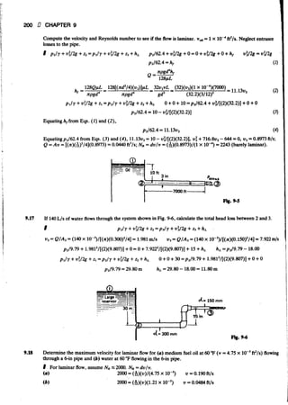 Fluid mechanics and hydraulics: SOLVED PROBLEMS