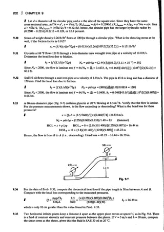 Fluid mechanics and hydraulics: SOLVED PROBLEMS