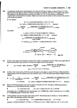 Fluid mechanics and hydraulics: SOLVED PROBLEMS