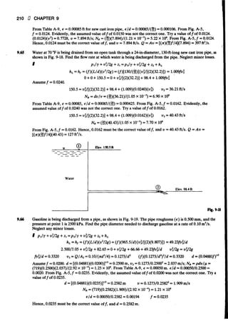 Fluid mechanics and hydraulics: SOLVED PROBLEMS