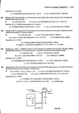 Fluid mechanics and hydraulics: SOLVED PROBLEMS