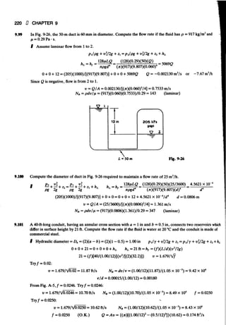 Fluid mechanics and hydraulics: SOLVED PROBLEMS