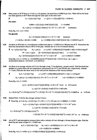 Fluid mechanics and hydraulics: SOLVED PROBLEMS