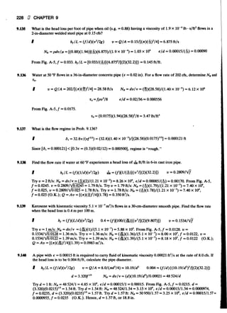Fluid mechanics and hydraulics: SOLVED PROBLEMS