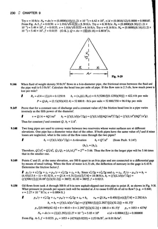 Fluid mechanics and hydraulics: SOLVED PROBLEMS