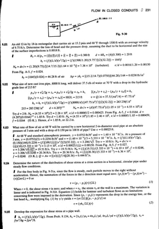 Fluid mechanics and hydraulics: SOLVED PROBLEMS