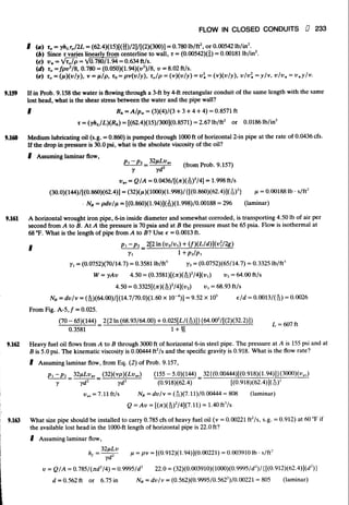 Fluid mechanics and hydraulics: SOLVED PROBLEMS