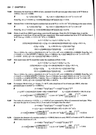 Fluid mechanics and hydraulics: SOLVED PROBLEMS