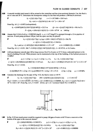 Fluid mechanics and hydraulics: SOLVED PROBLEMS