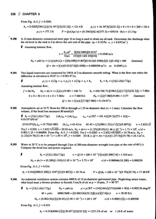 Fluid mechanics and hydraulics: SOLVED PROBLEMS