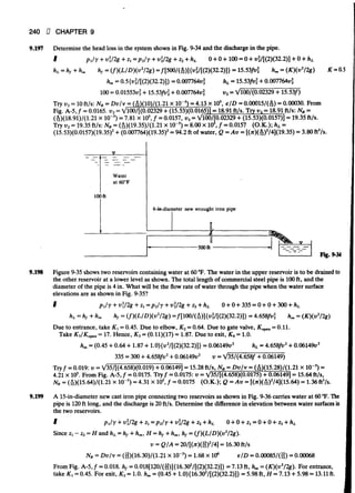 Fluid mechanics and hydraulics: SOLVED PROBLEMS