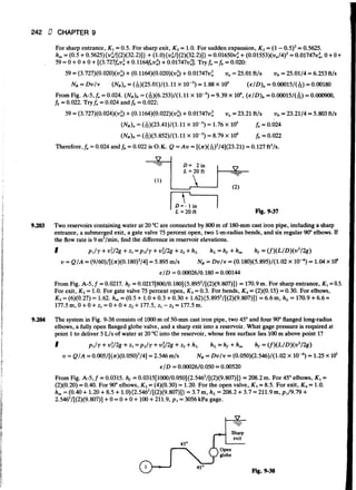 Fluid mechanics and hydraulics: SOLVED PROBLEMS