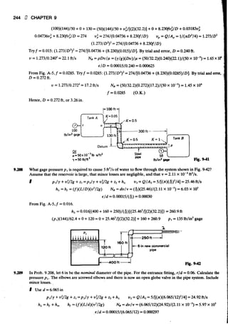 Fluid mechanics and hydraulics: SOLVED PROBLEMS