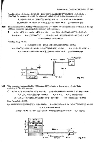 Fluid mechanics and hydraulics: SOLVED PROBLEMS