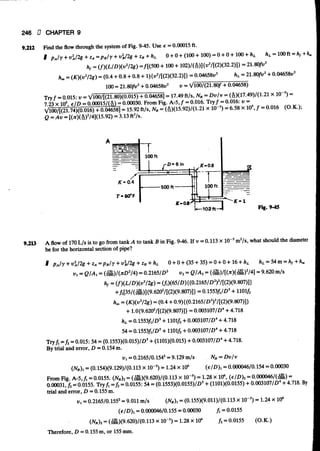 Fluid mechanics and hydraulics: SOLVED PROBLEMS