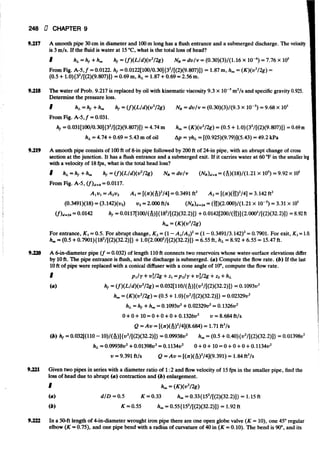 Fluid mechanics and hydraulics: SOLVED PROBLEMS