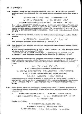 Fluid mechanics and hydraulics: SOLVED PROBLEMS
