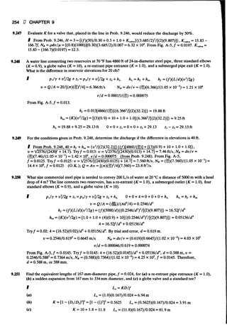 Fluid mechanics and hydraulics: SOLVED PROBLEMS