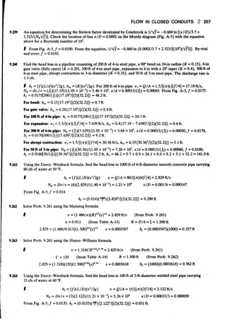 Fluid mechanics and hydraulics: SOLVED PROBLEMS
