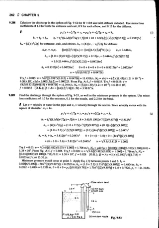 Fluid mechanics and hydraulics: SOLVED PROBLEMS