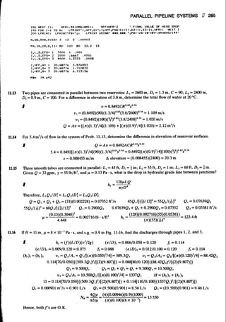 Fluid mechanics and hydraulics: SOLVED PROBLEMS
