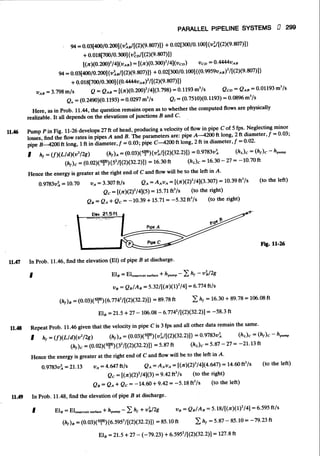 Fluid mechanics and hydraulics: SOLVED PROBLEMS