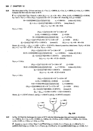 Fluid mechanics and hydraulics: SOLVED PROBLEMS