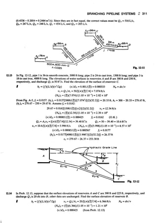 Fluid mechanics and hydraulics: SOLVED PROBLEMS