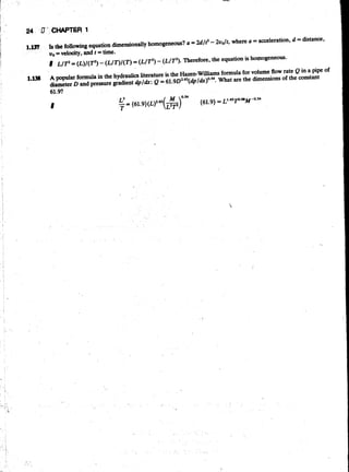 Fluid mechanics and hydraulics: SOLVED PROBLEMS