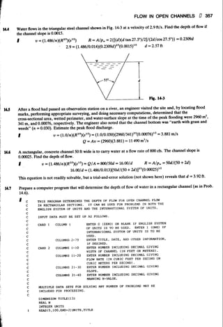 Fluid mechanics and hydraulics: SOLVED PROBLEMS