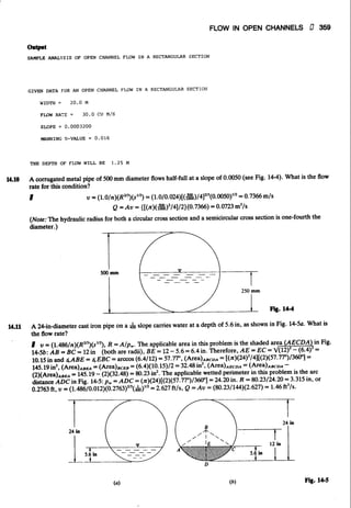 Fluid mechanics and hydraulics: SOLVED PROBLEMS