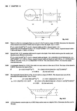 Fluid mechanics and hydraulics: SOLVED PROBLEMS