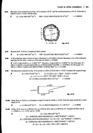 Fluid mechanics and hydraulics: SOLVED PROBLEMS