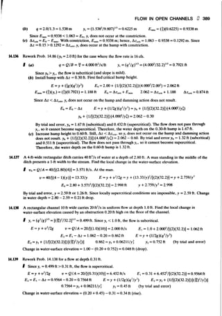 Fluid mechanics and hydraulics: SOLVED PROBLEMS