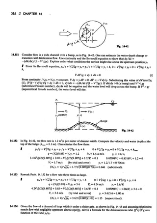 Fluid mechanics and hydraulics: SOLVED PROBLEMS