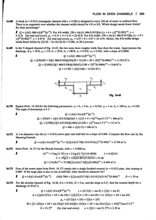 Fluid mechanics and hydraulics: SOLVED PROBLEMS