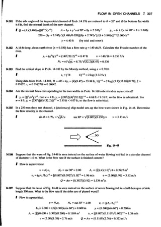 Fluid mechanics and hydraulics: SOLVED PROBLEMS
