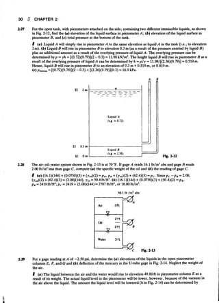 Fluid mechanics and hydraulics: SOLVED PROBLEMS